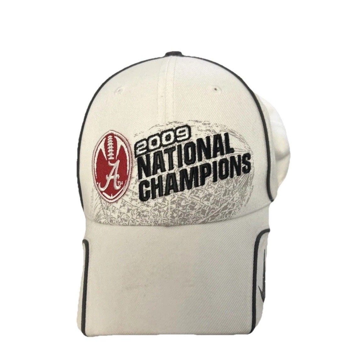 Nike Alabama 2009 Bcs National Champions Official Locker Room Adjustable Hat Cap